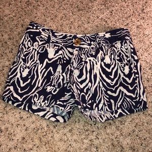 Lily Pulitzer purple design shorts
